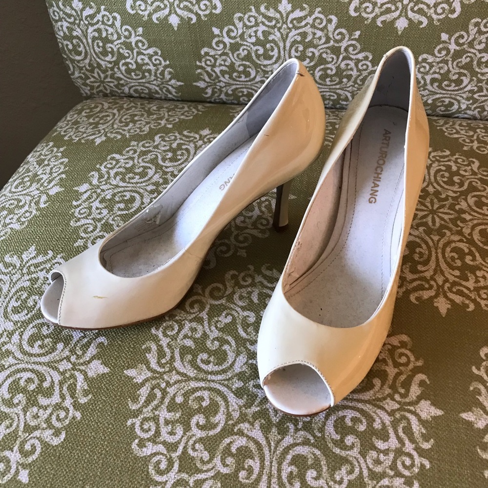 Cream heels